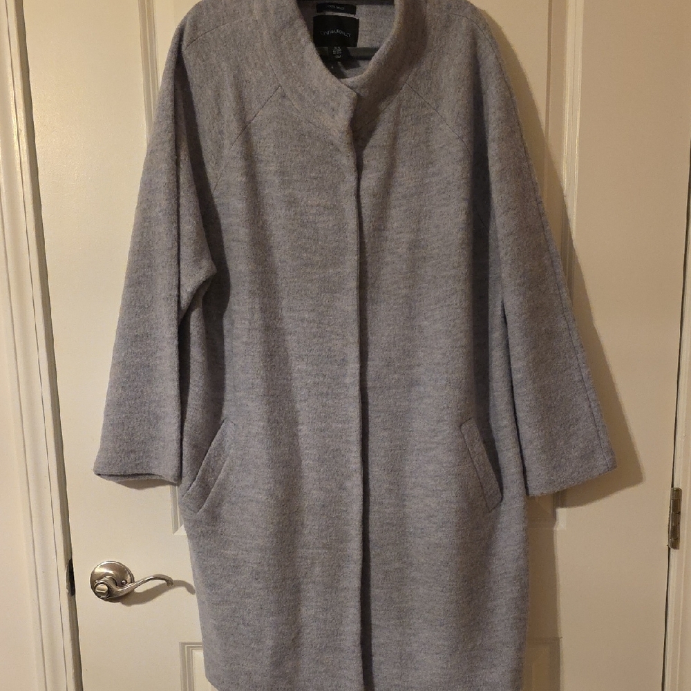Cynthia Rowley Lavender Wool Coat